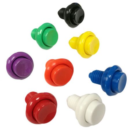 Cabinet Flipper  Button 1-1/8" Opaque