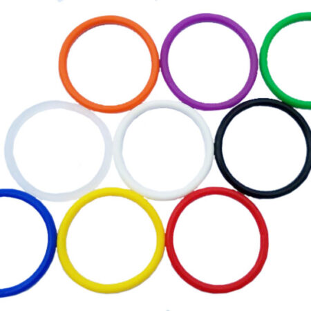 Silicon 2 1/2" Rings - Coloured